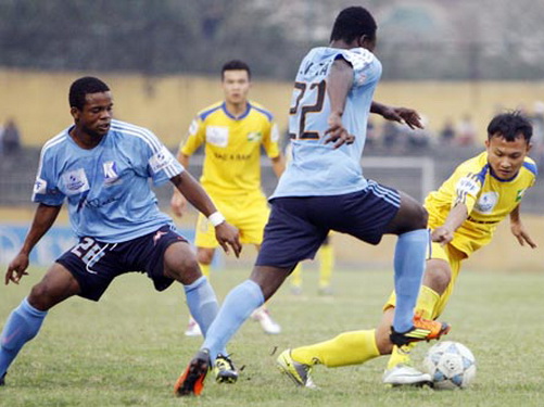 SLNA 3-1 K Khánh Hòa Highlight vòng 12 VĐQG Eximbank 2012