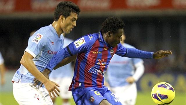 Chơi đúng sức, Levante (phải) sẽ hạ gục Celta Vigo