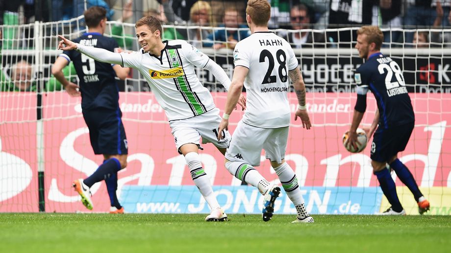 Monchengladbach 5 - 0 Hertha Berlin (Đức 2015-2016, vòng 28)