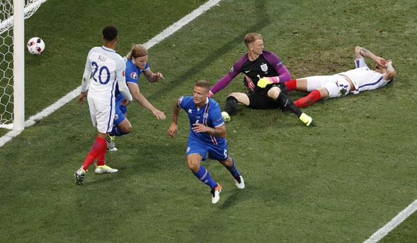 Anh 1 - 2 Iceland (Euro 2016, vòng )