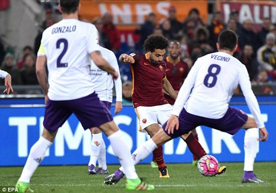 AS Roma 4 - 1 Fiorentina (Italia 2015-2016, vòng 28)