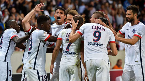 Lille 0 - 1 Paris Saint Germain (Pháp 2015-2016, vòng 1)