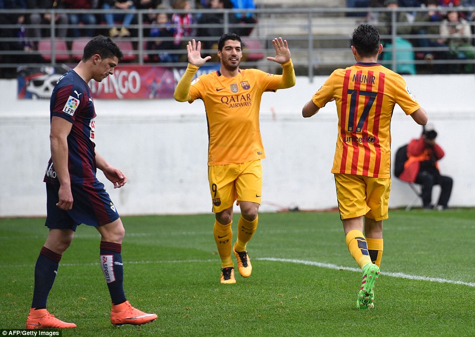 Eibar 0 - 4 Barcelona (Tây Ban Nha 2015-2016, vòng 28)